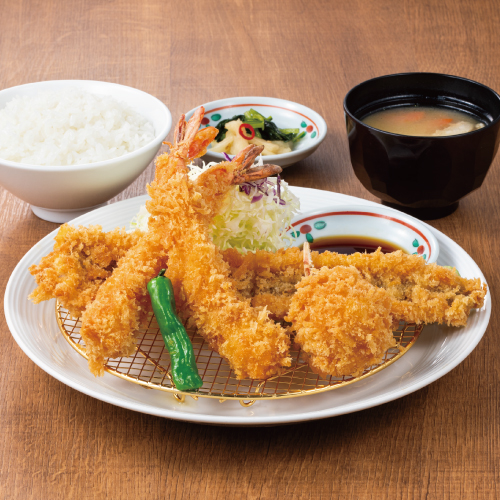ชุดคัตสึรวมซีฟู้ดนิฮงบาชิ
(Nihonbashi Seafood Platter Katsu Set Meal)