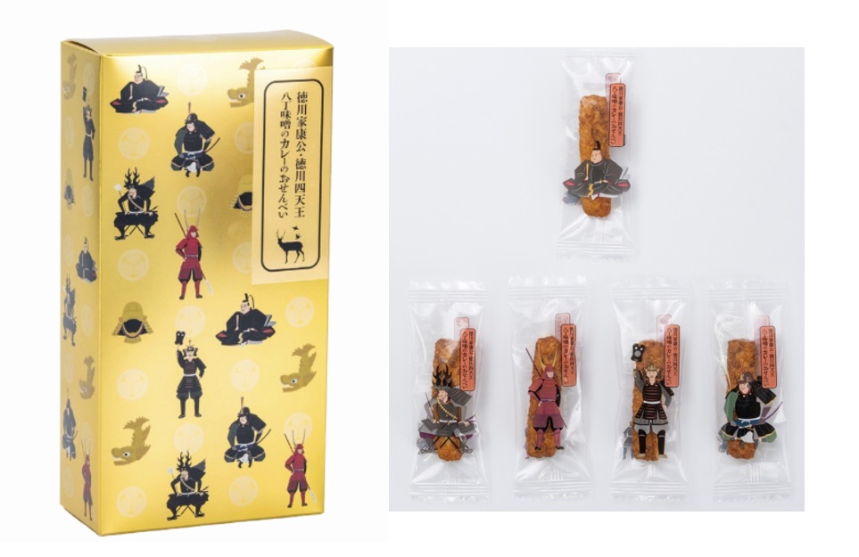 ＜Bikasanso (美鹿山荘)＞ ข้าวเกรียบเซมเบ้แกงกะหรี่ฮัตโชมิโสะ 1,501 เยน ■ชั้นใต้ดิน 1 แผนกขนมหวานญี่ปุ่น “เมย์กะฮยักเซ็น (銘菓百選)”